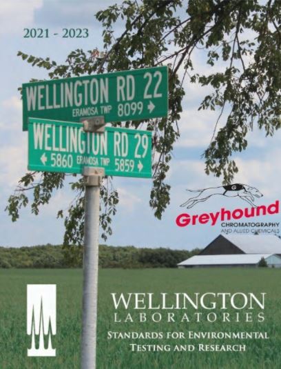Wellington Laboratories Catalogue Cover Image